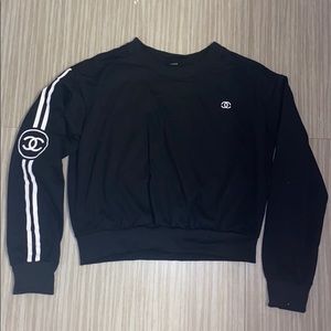 Tops | Chanel Dupe Crewneck | Poshmark
